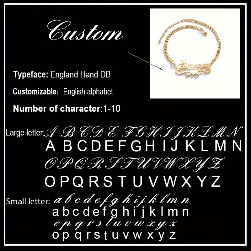 Men's Custom Name Cuban Chain Bracelet with Heart Charm